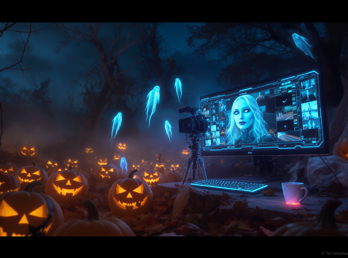 AI Video Generator Cover Image – Cinematic Halloween Filmmaker